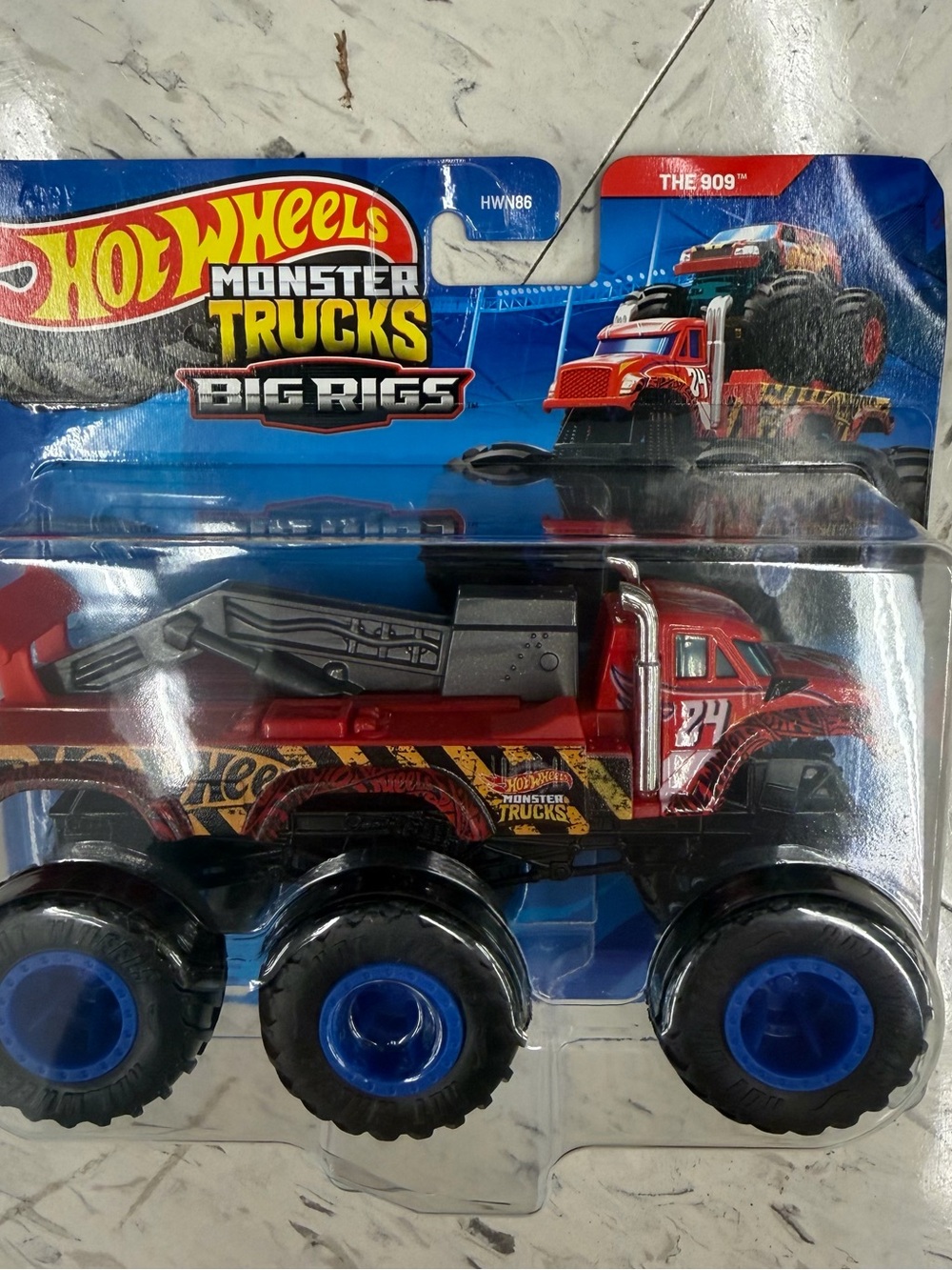 Monster Trucks Big Rigs The 909 Red Toy Truck